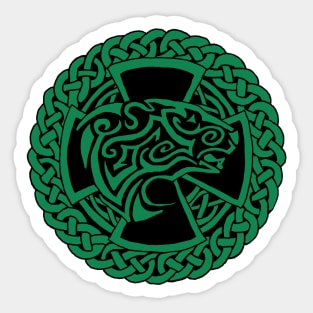 Celtic Polar bear Sticker